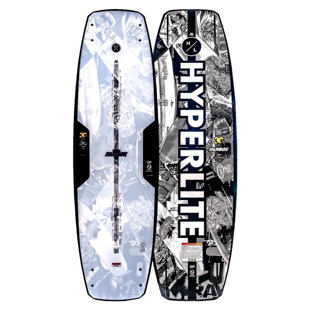 2025 Hyperlite Murray Pro Wakeboard With Hyperlite Team OT Bindings