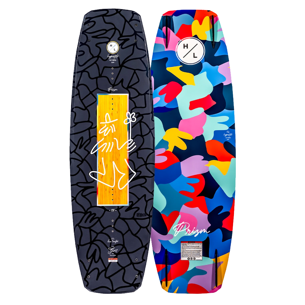 2025 Hyperlite Prizm Wakeboard With Hyperlite Viva Bindings