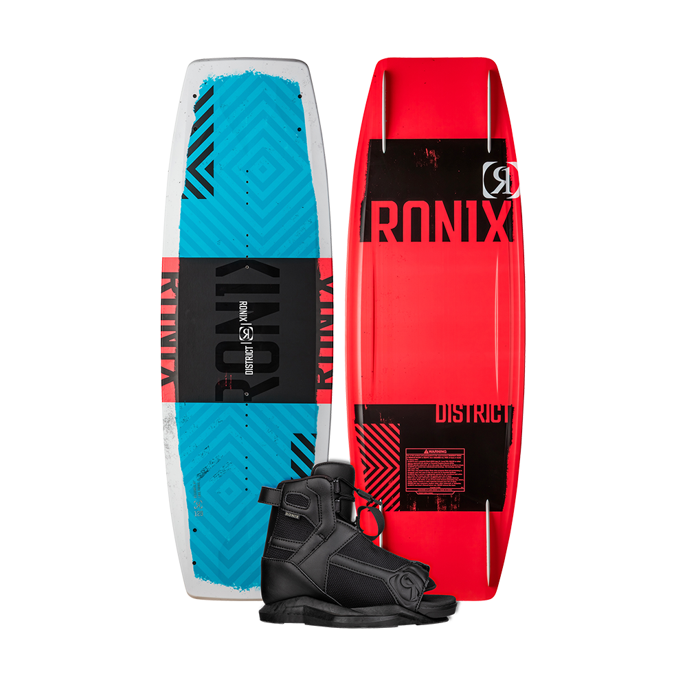 2025 Ronix Boys District Wakeboard With Ronix Divide Bindings