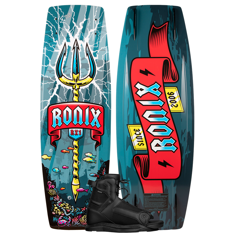 2025 Ronix Boys RX1 Wakeboard With Ronix Divide Bindings