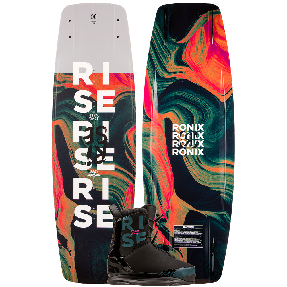 2025 Ronix Womens Rise Wakeboard With Ronix Rise Bindings