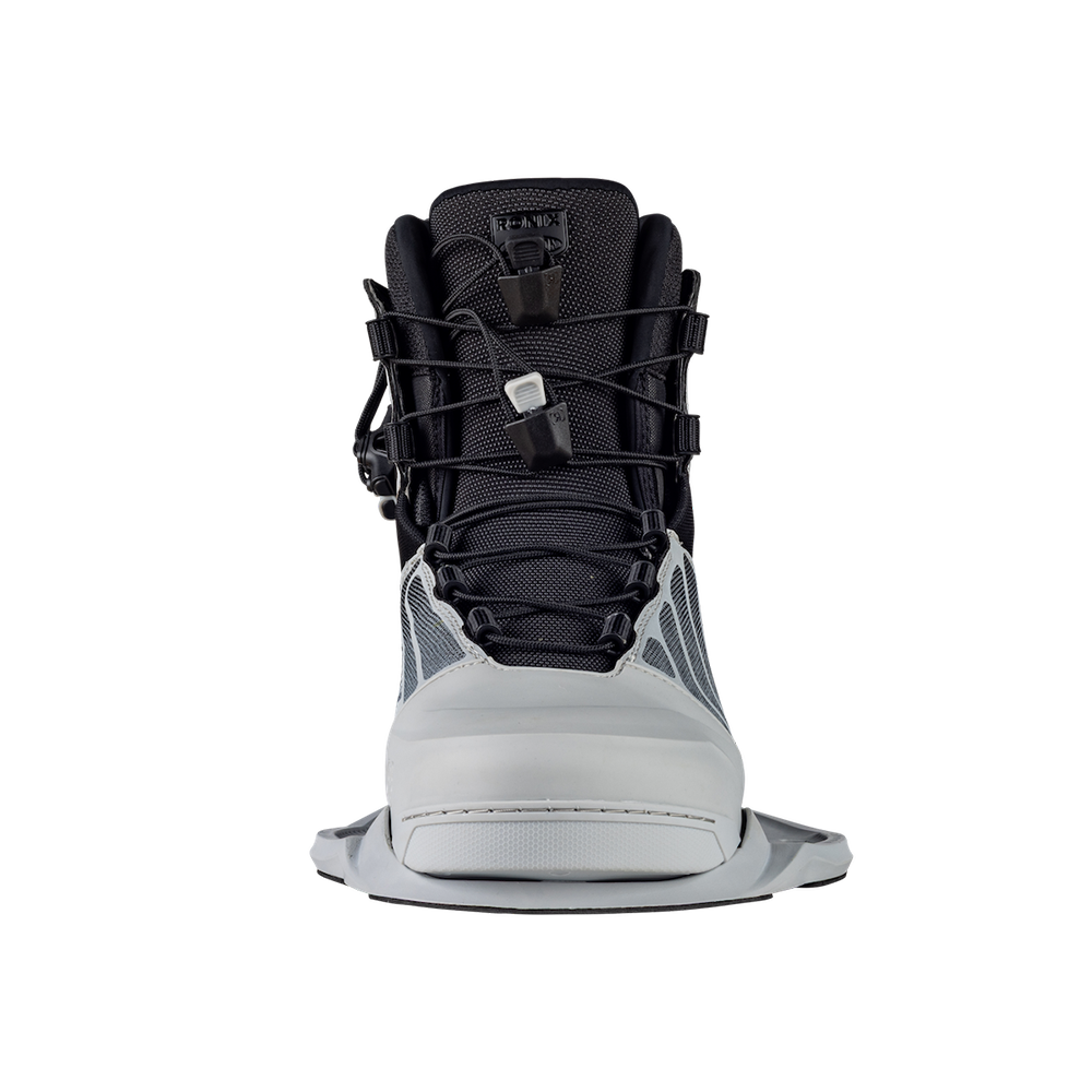 2026 Ronix One Silver Reflective Wakeboard Bindings