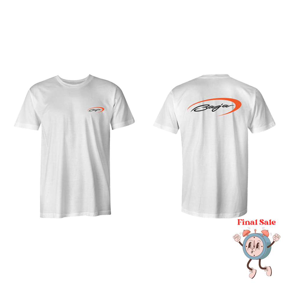 Baja Boats Twins Tee White