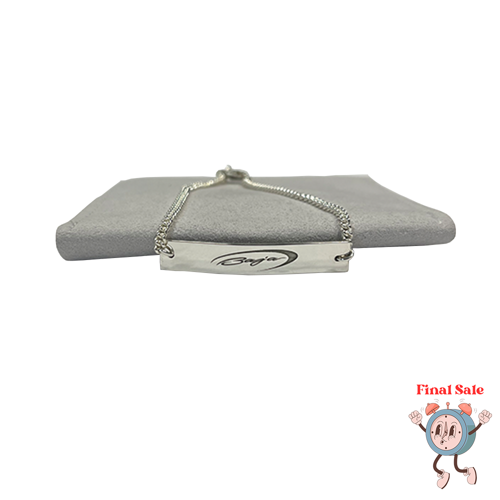 Baja Boats Womens Chain Bar Bracelet