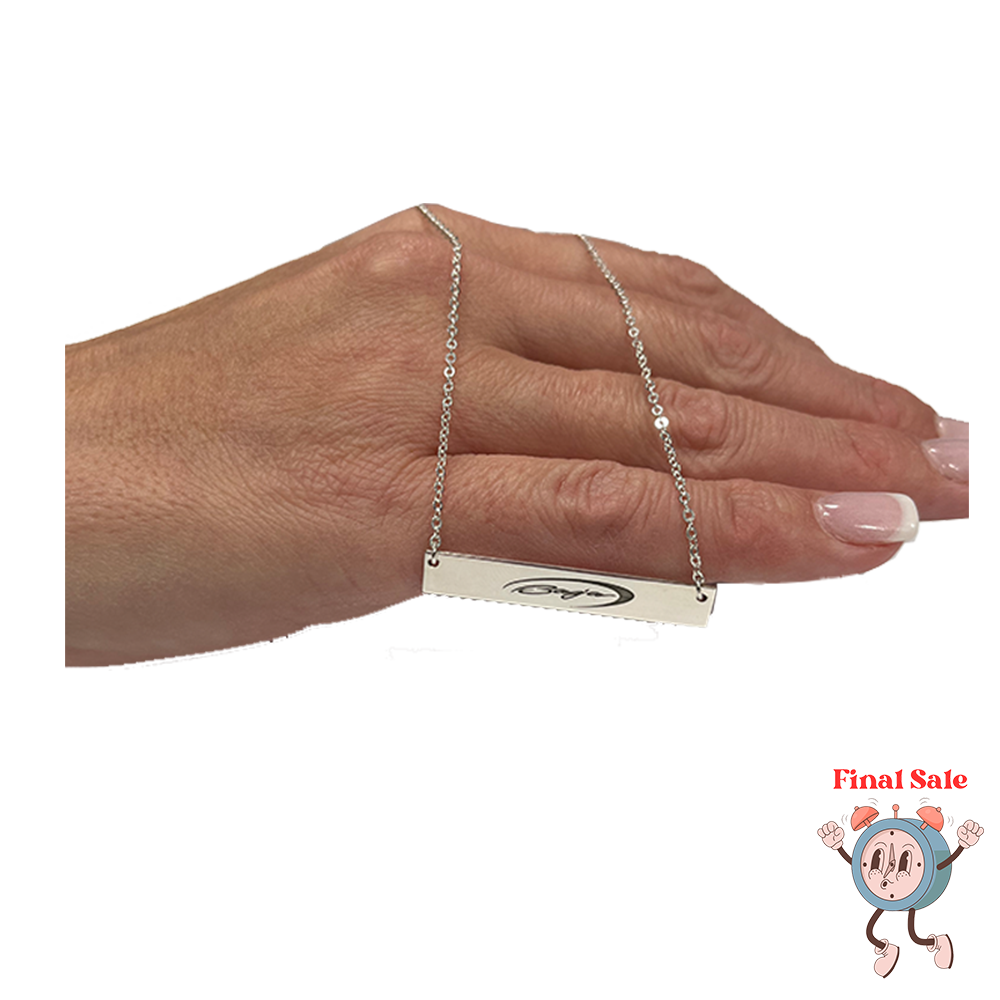 Baja Marine Chain Bar Necklace