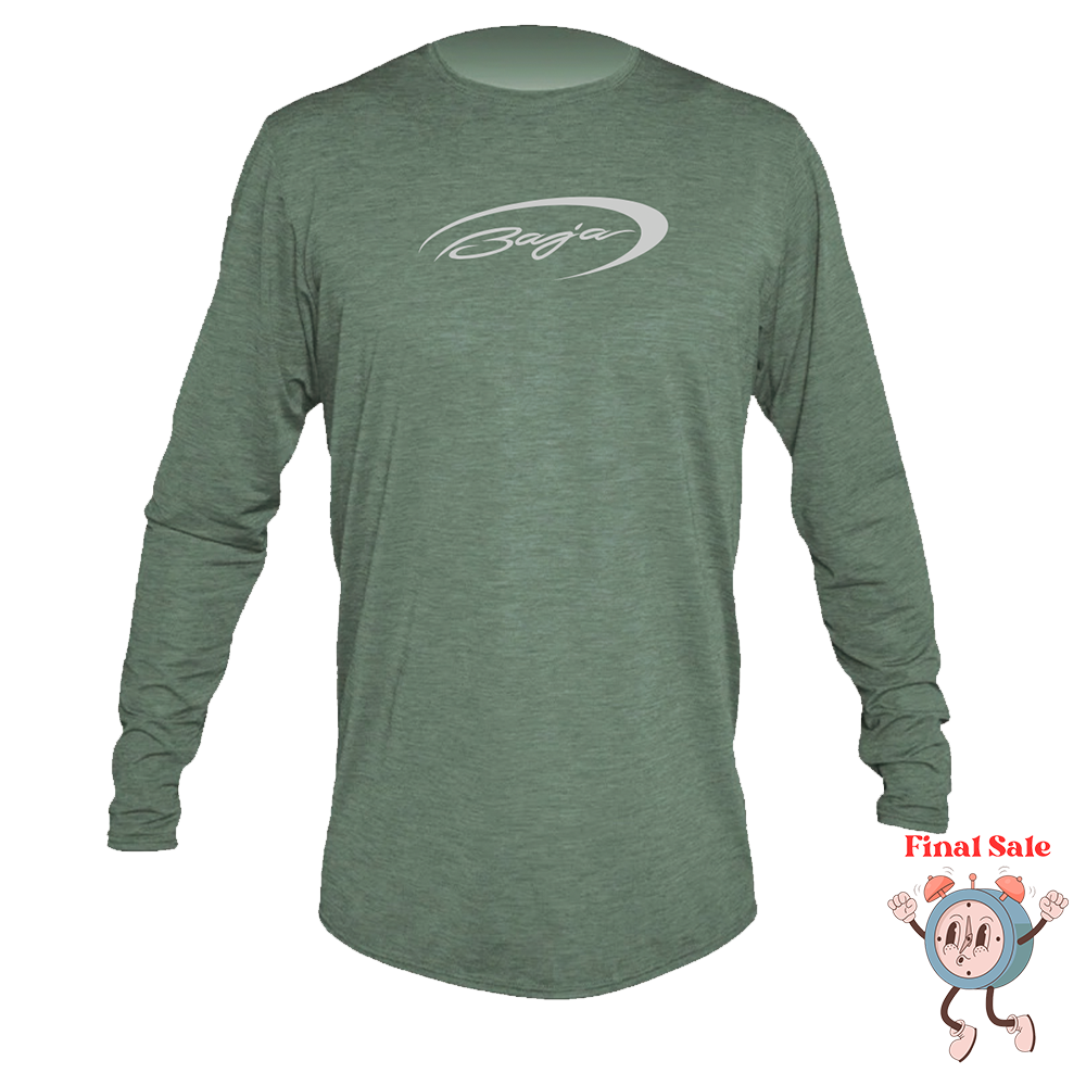 Baja Marine Low Pro Dri Fit Long Sleeve Olive