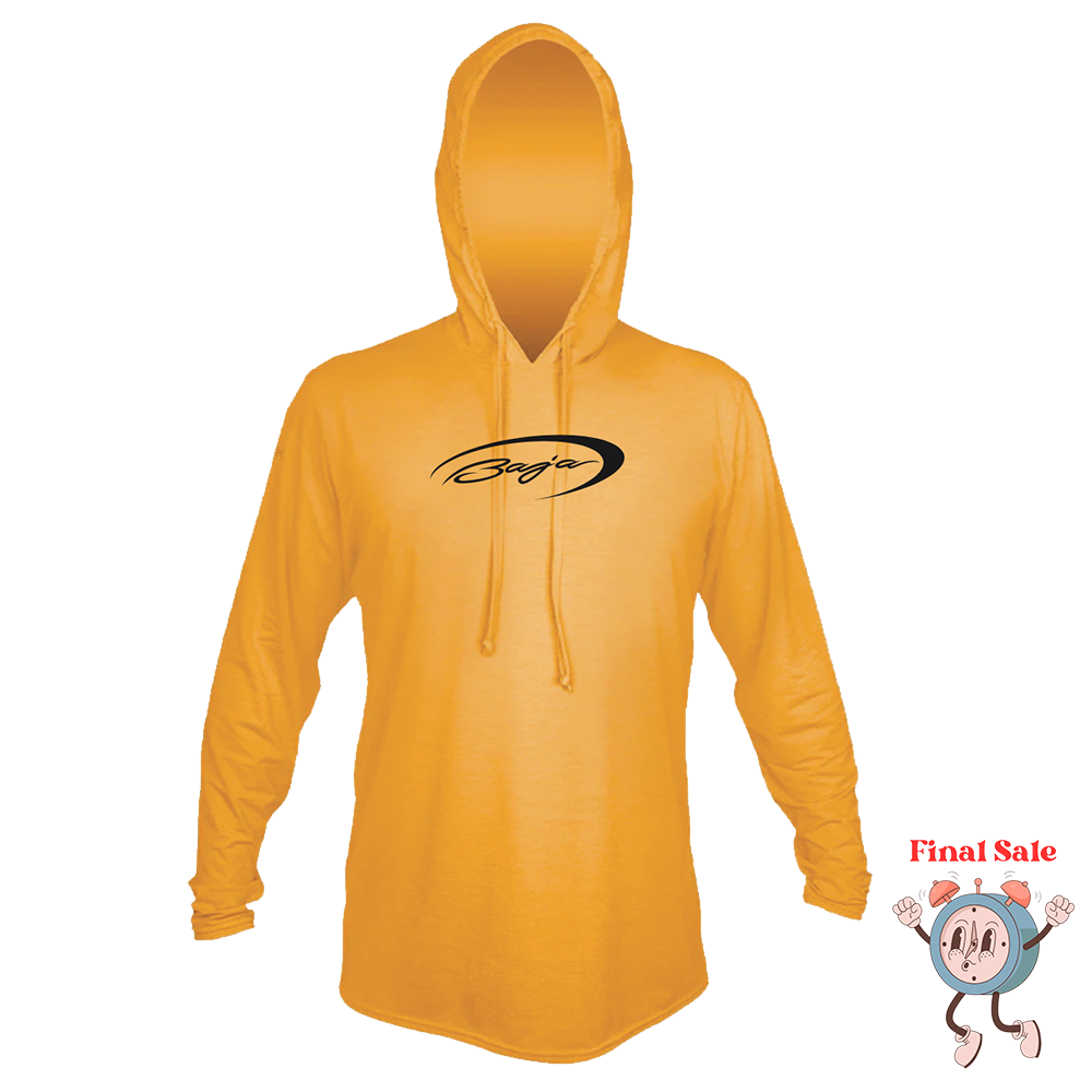 Baja Marine Low Pro Dri Fit Sun Hoodie Orange