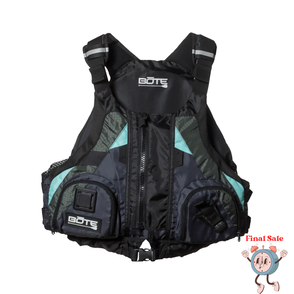 Bote Foam Fishing PFD Black