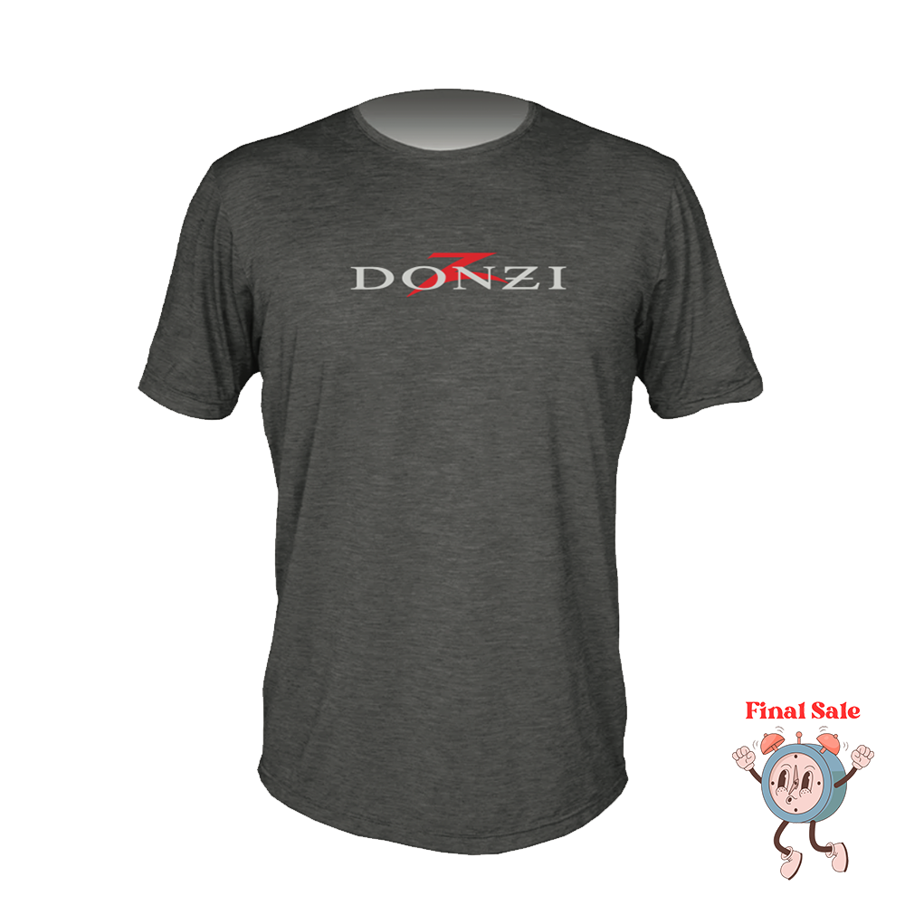 Donzi Marine Dri Fit UPF Charcoal Tee
