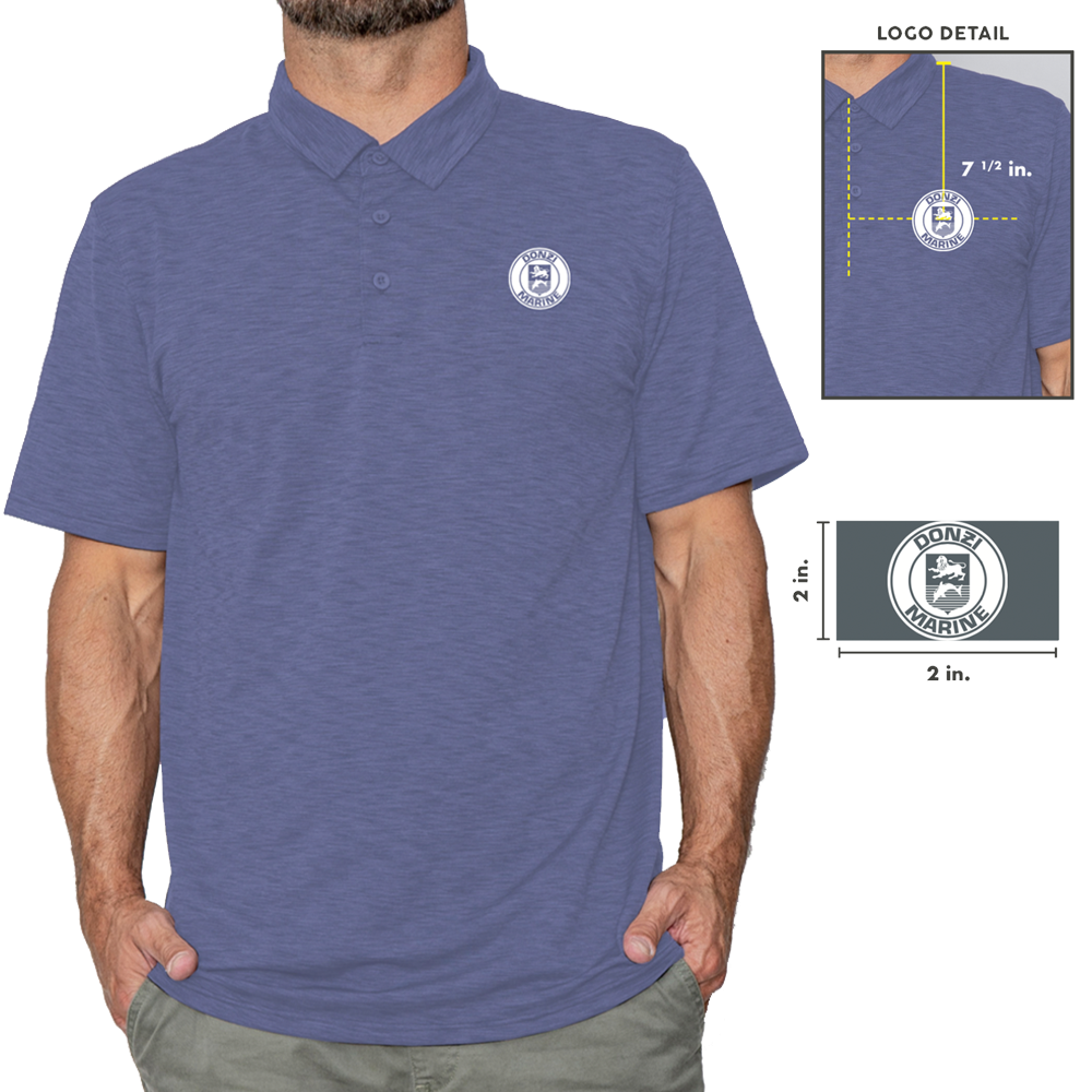 Donzi Marine Tempo Polo Blue