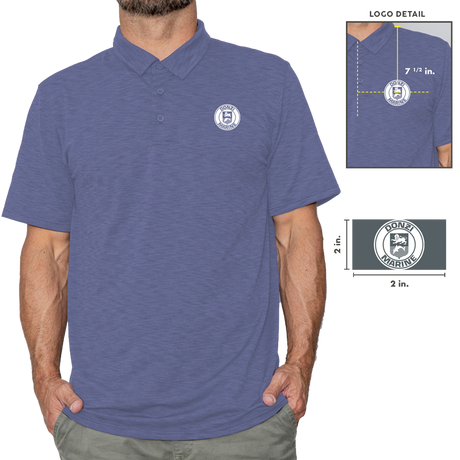 Donzi Marine Tempo Polo Blue