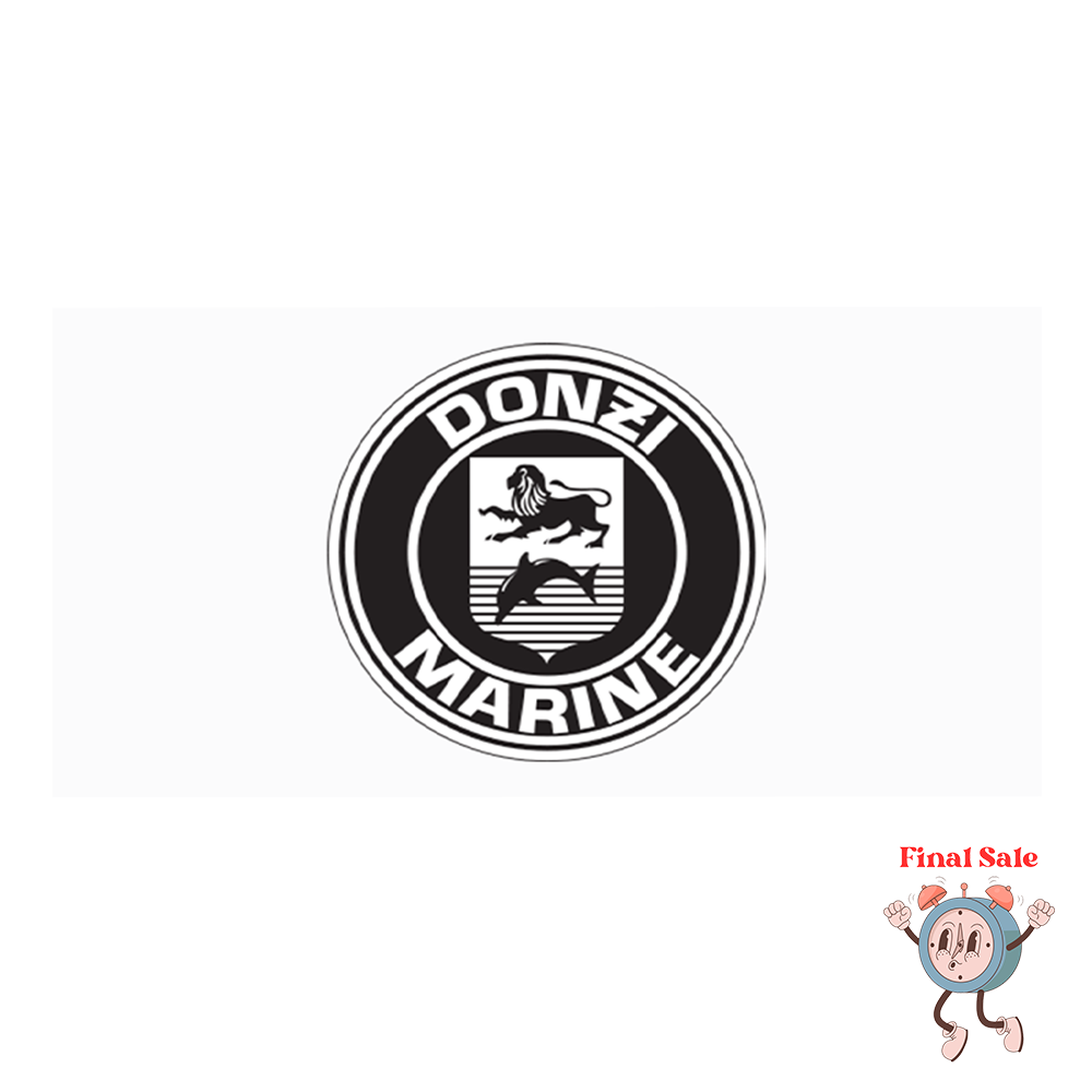 Donzi White Patch Towel