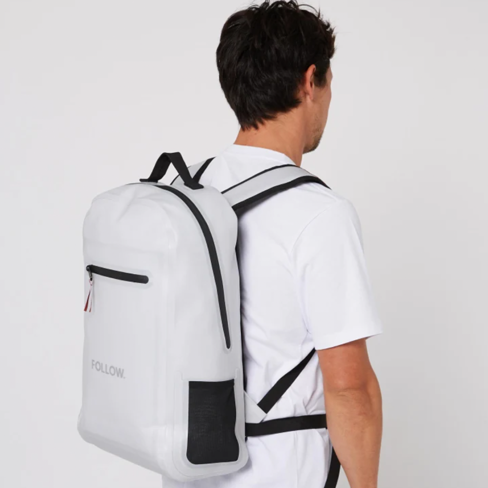 Follow Brand Life Back Pack Light Grey