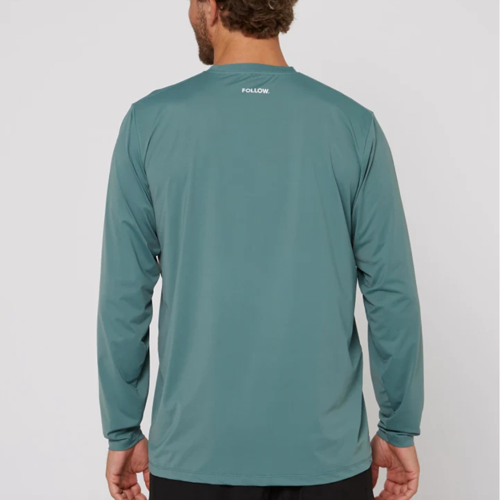 Follow Brand Long Sleeve Water Tee Olive