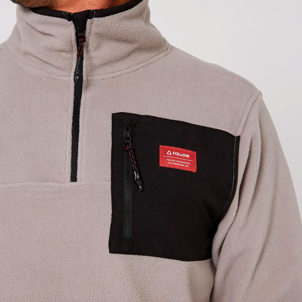 Follow Brand Polar Crew Jacket Stone