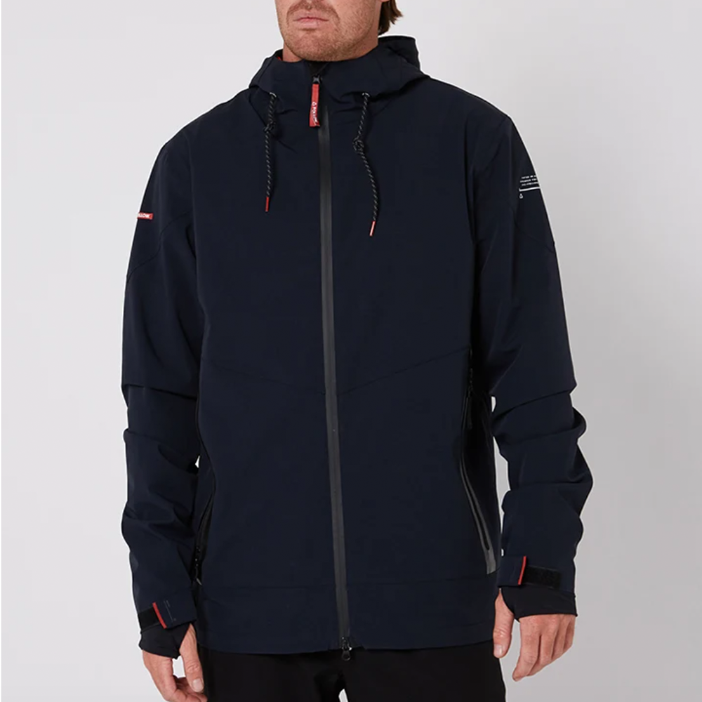 Follow Brand Spray Zip Through Jacket Black