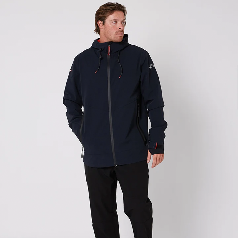 Follow Brand Spray Zip Through Jacket Black