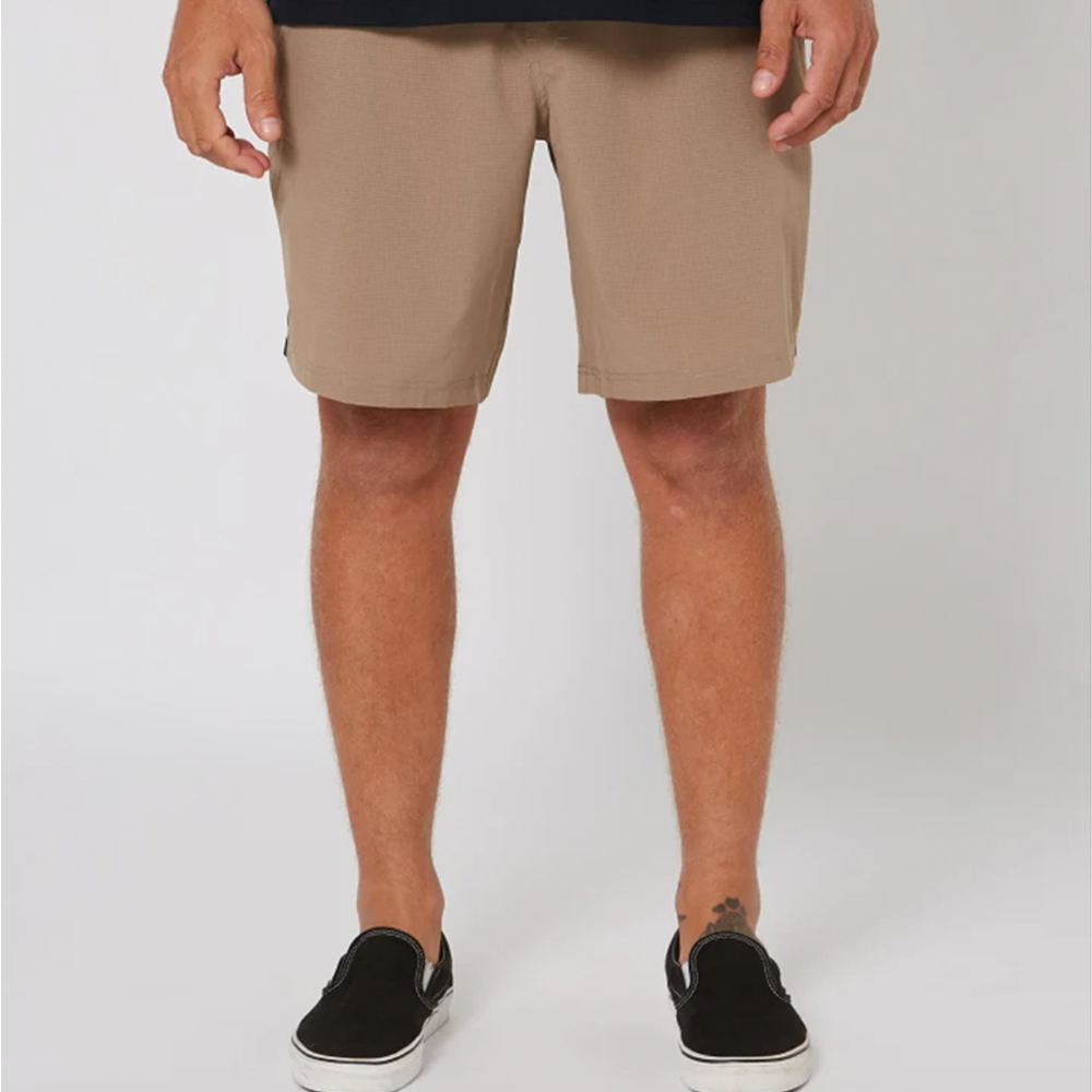 Follow Brand Tech Shorts Deep Taupe
