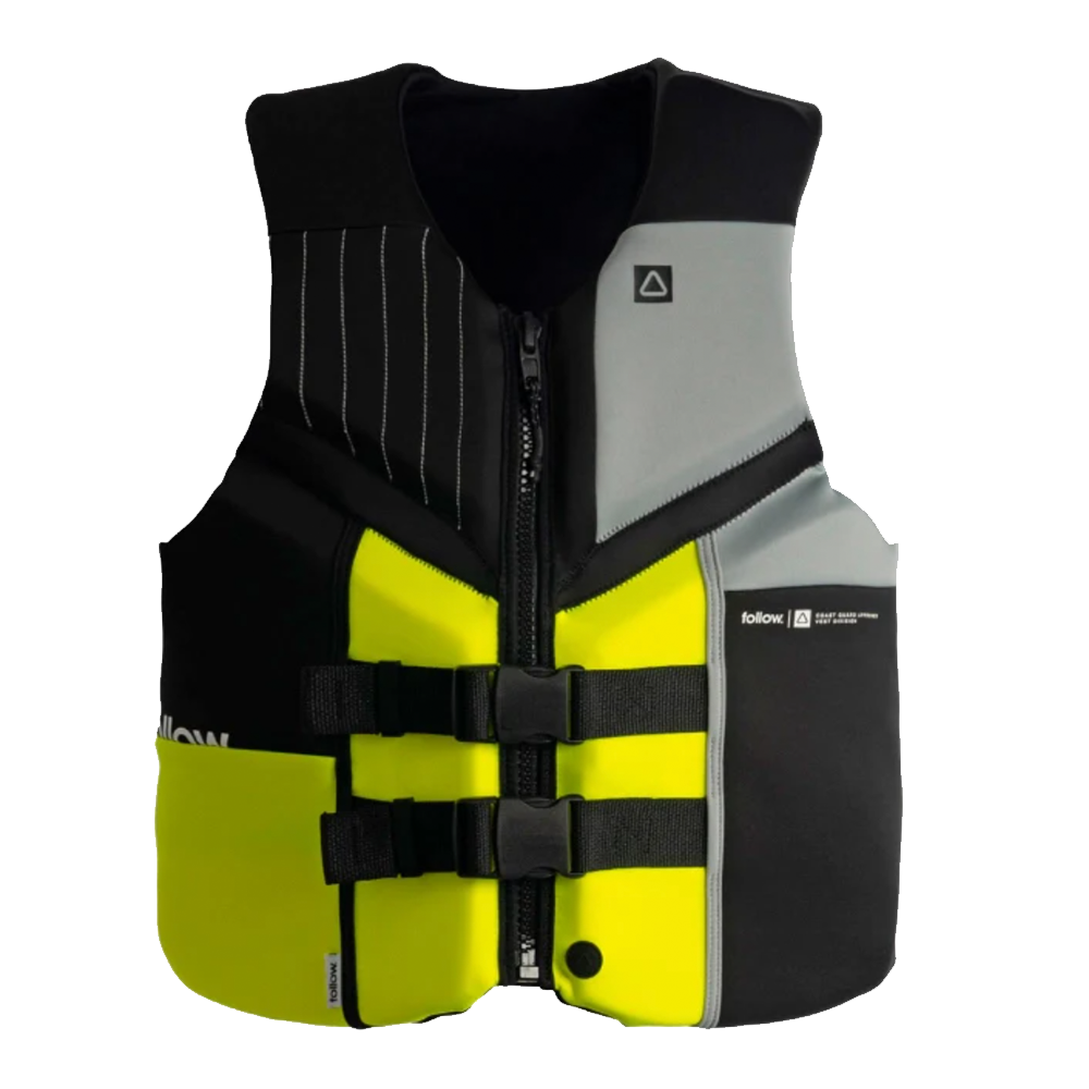 Follow Wake Cure 2 CGA Life Jacket Fluro Yellow