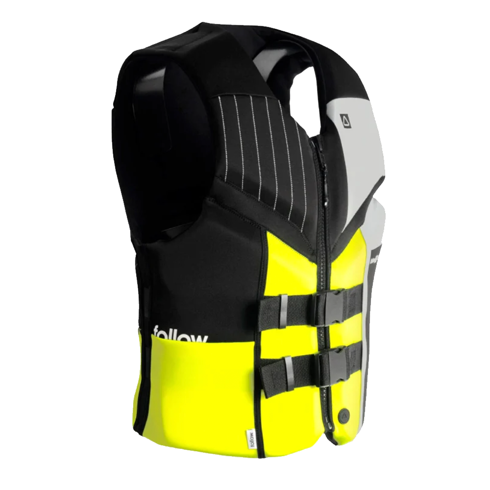 Follow Wake Cure 2 CGA Life Jacket Fluro Yellow