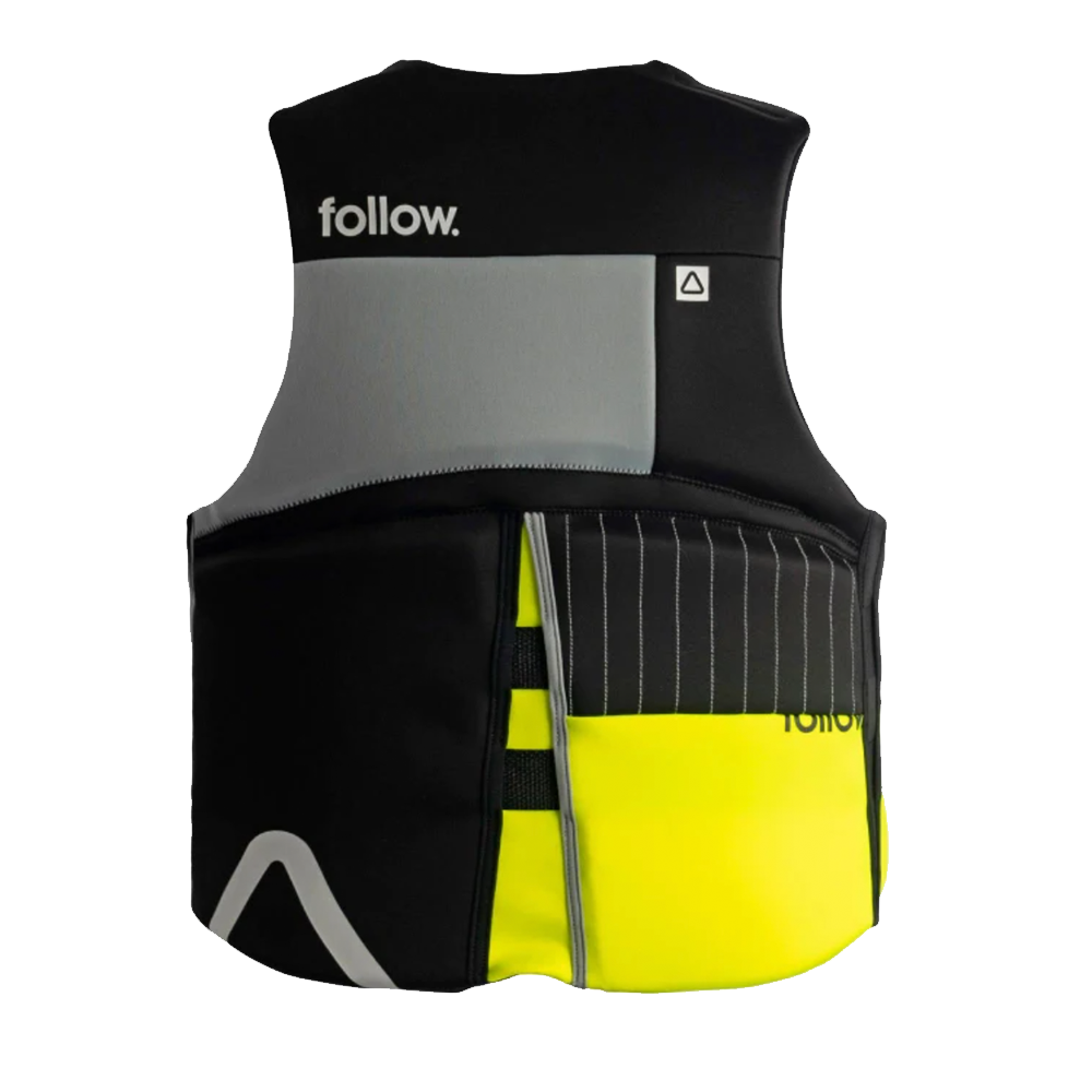 Follow Wake Cure 2 CGA Life Jacket Fluro Yellow