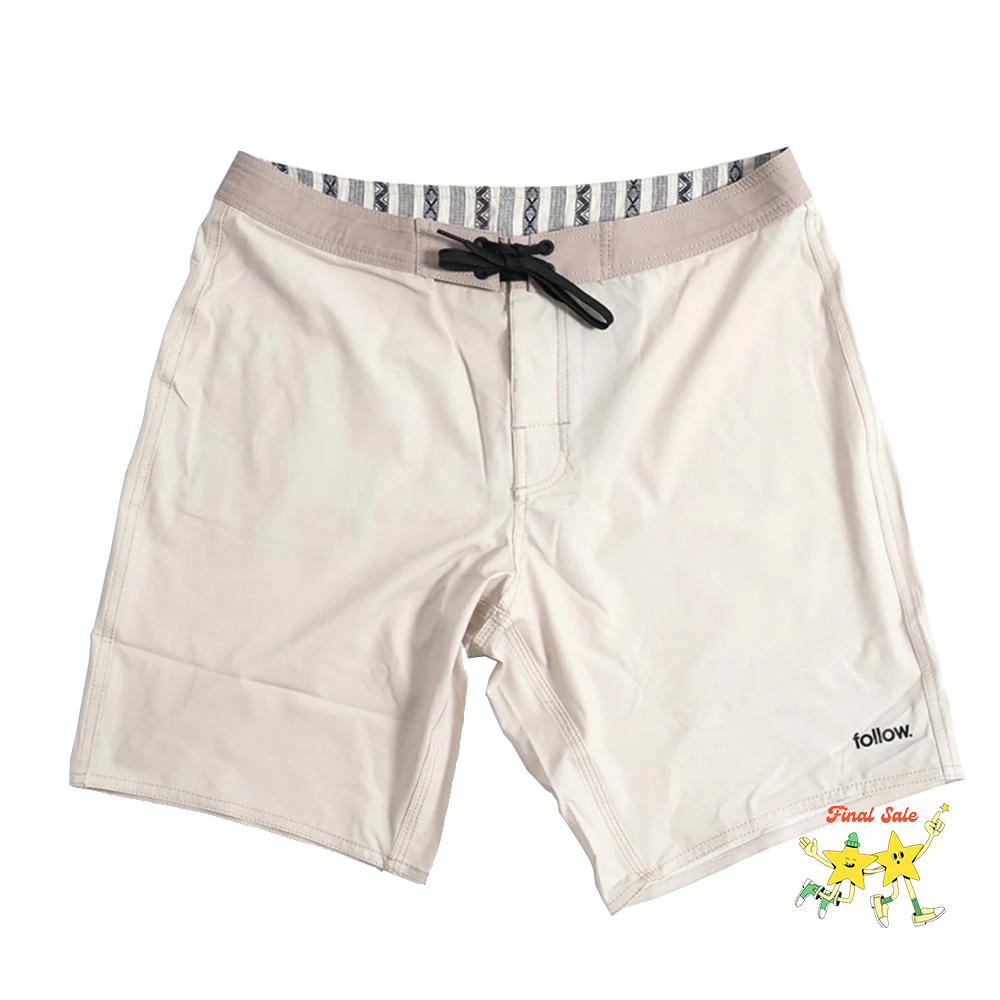 Follow Wake Unity Boardie Cream