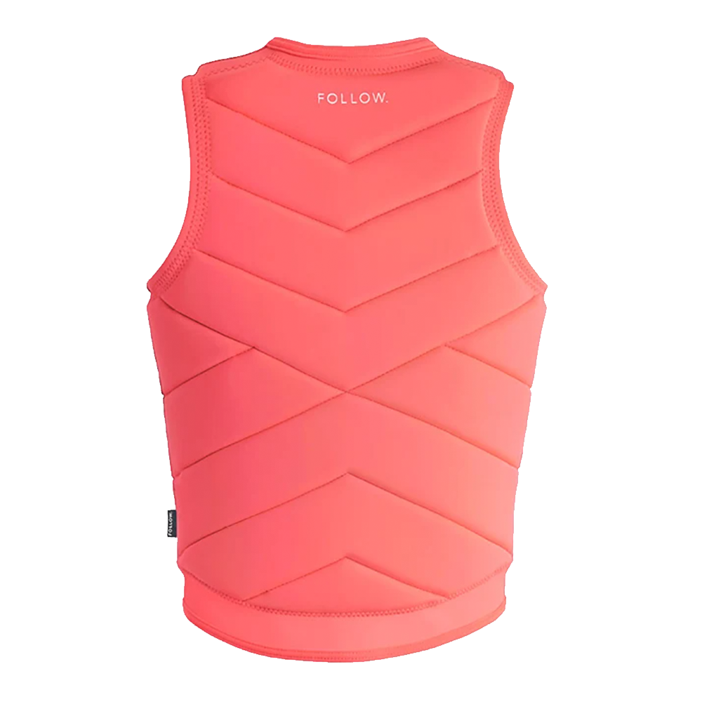 Follow Wake Womens Memphis Impact Vest Fluro Red