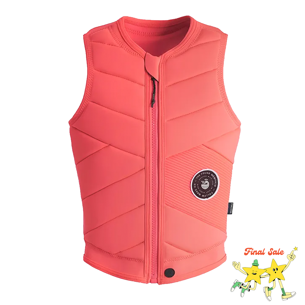 Follow Wake Womens Memphis Impact Vest Fluro Red