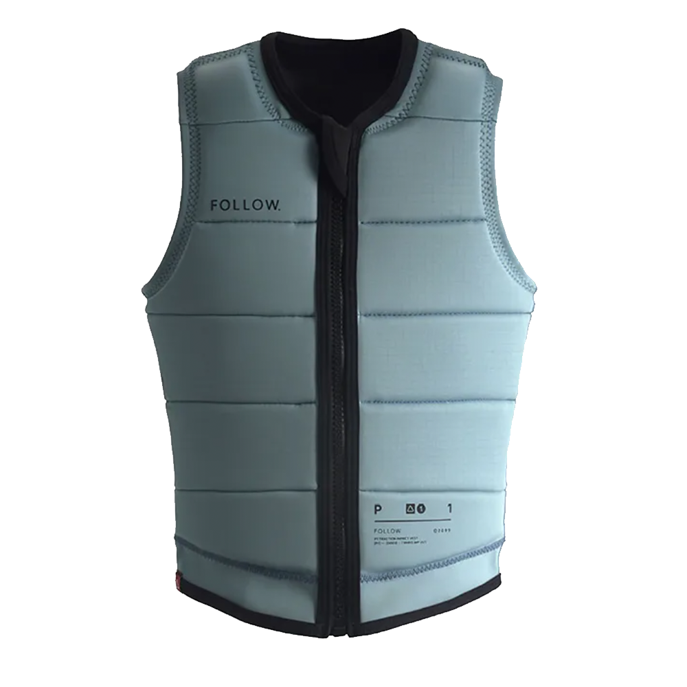 Follow Wake Womens P1 Traction Impact Vest Ocean