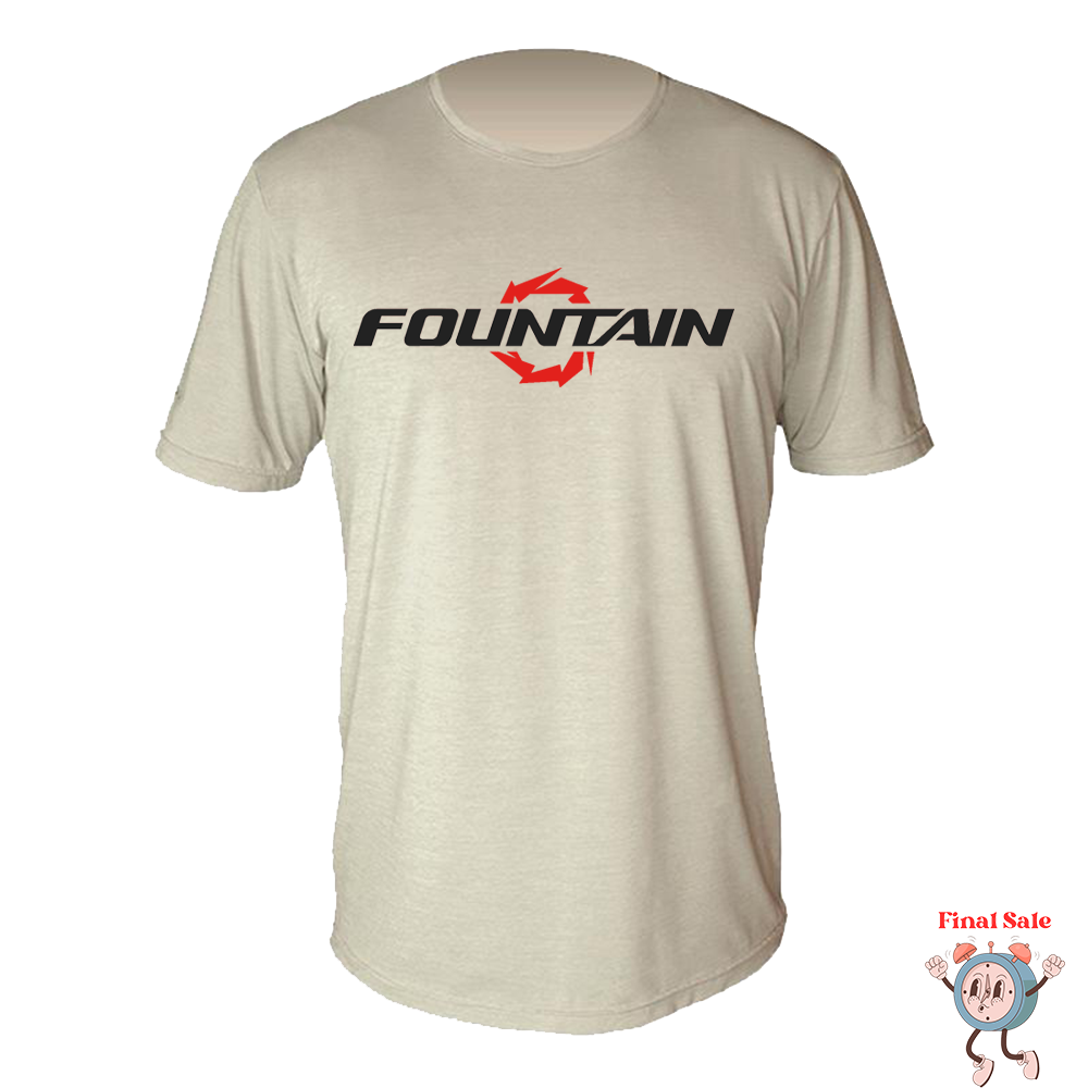 Fountain Boats Dri Fit UPF Tee Tan