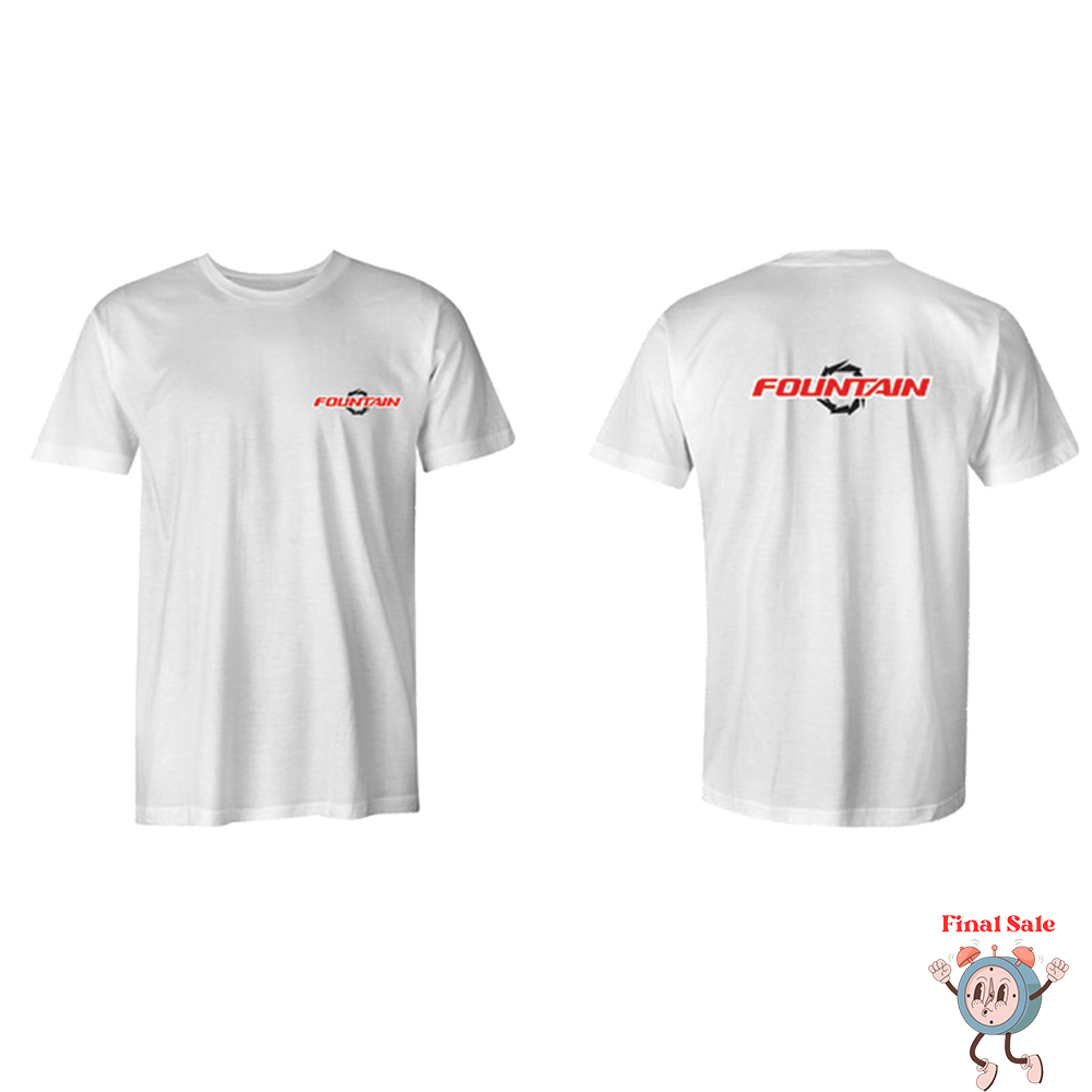 Fountain Boats Twins Tee White