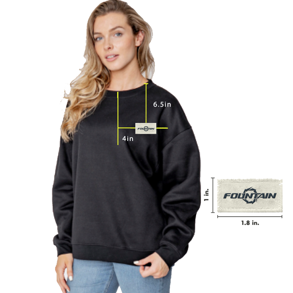 Fountain Boats Womens Oversize Sweatshirt