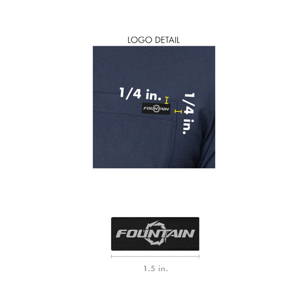 Fountain Pebble Bay Polo Navy