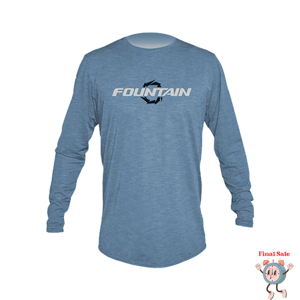 Fountain UPF Dri Fit Fun Run Long Sleeve Blue