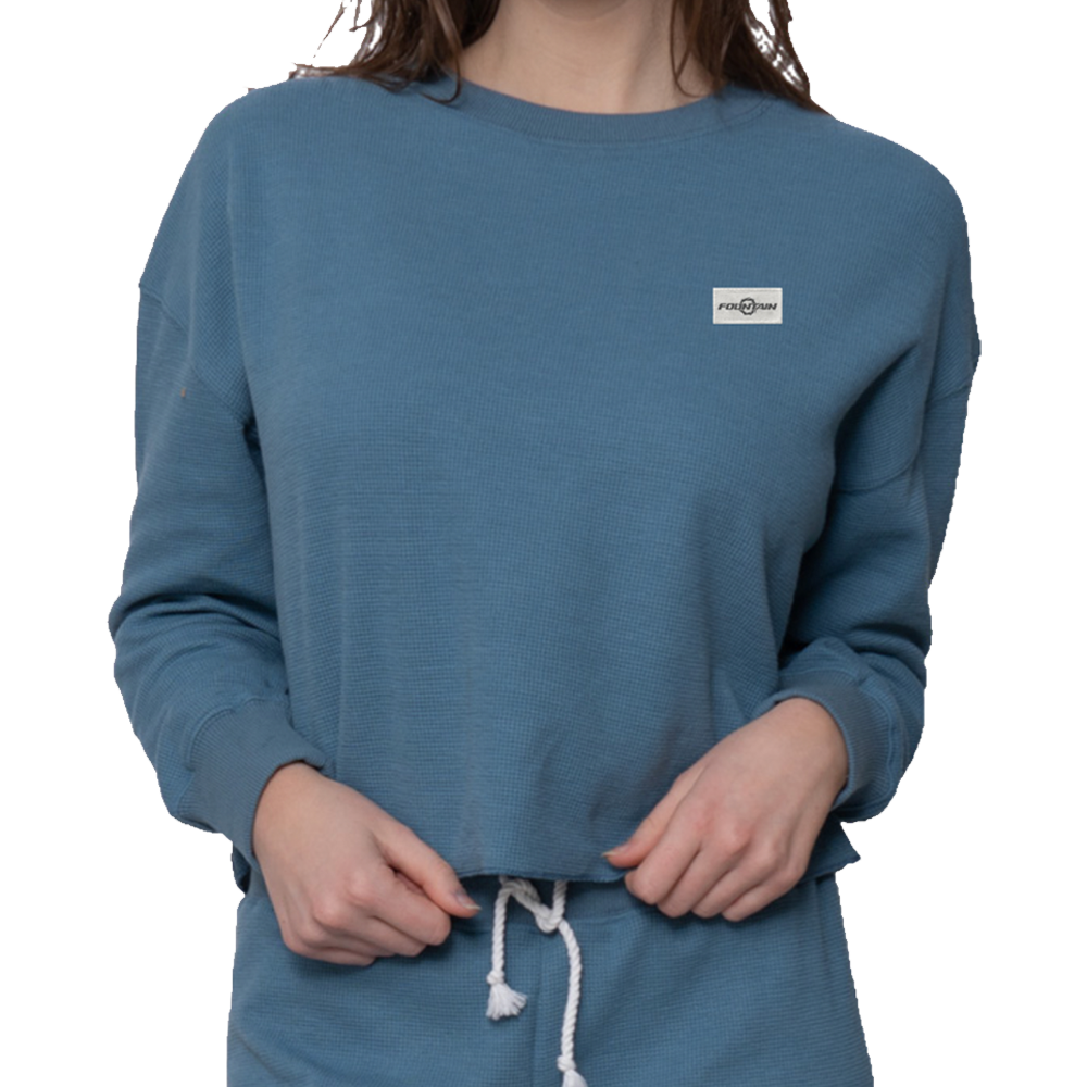 Fountain Womens Cool Breeze Crop Crew