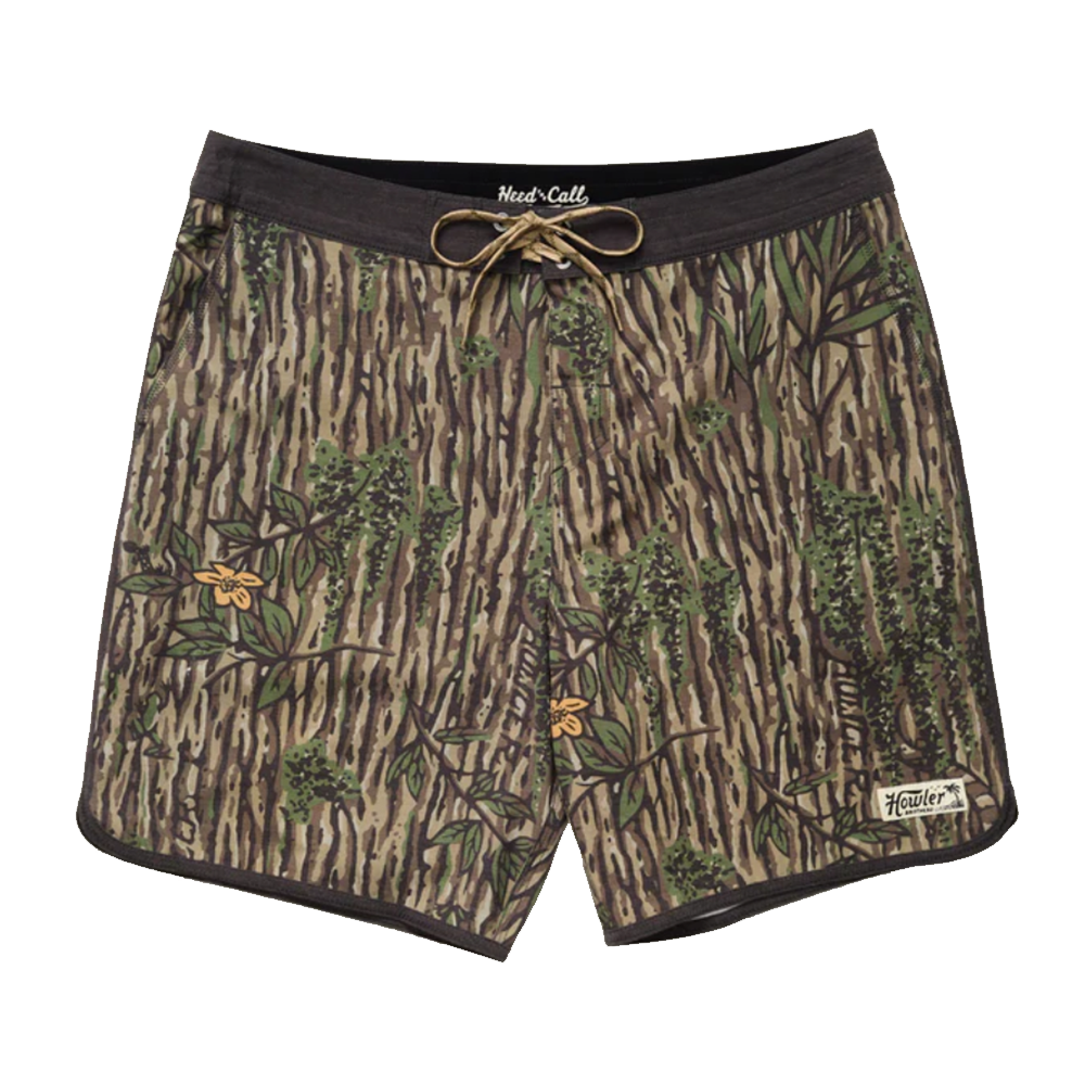 Howler Brothers Bruja Boardshorts Swamp Camo