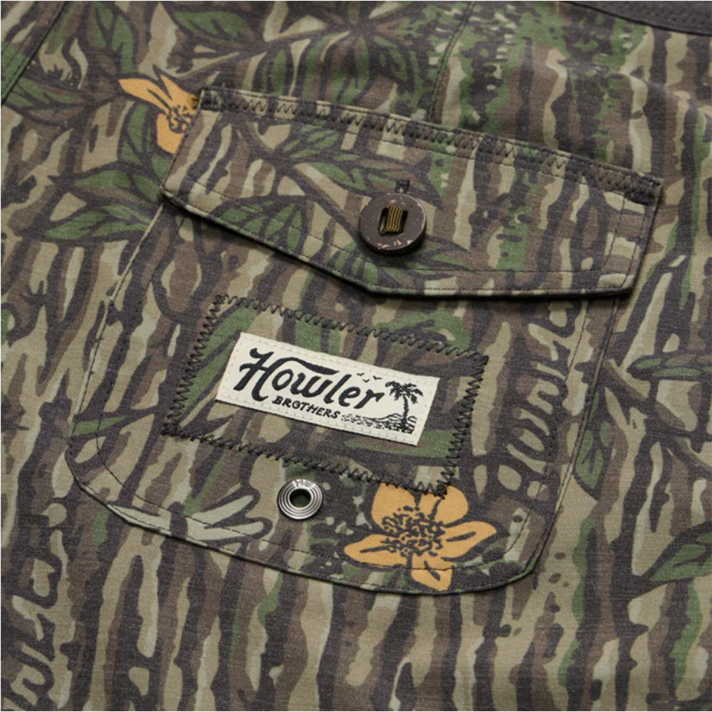 Howler Brothers Bruja Boardshorts Swamp Camo