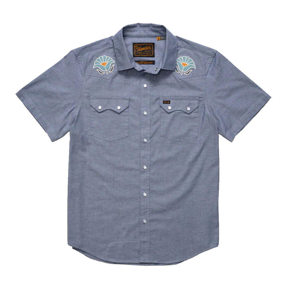 Howler Brothers Crosscut Deluxe Snapshirt Fresh Blooms