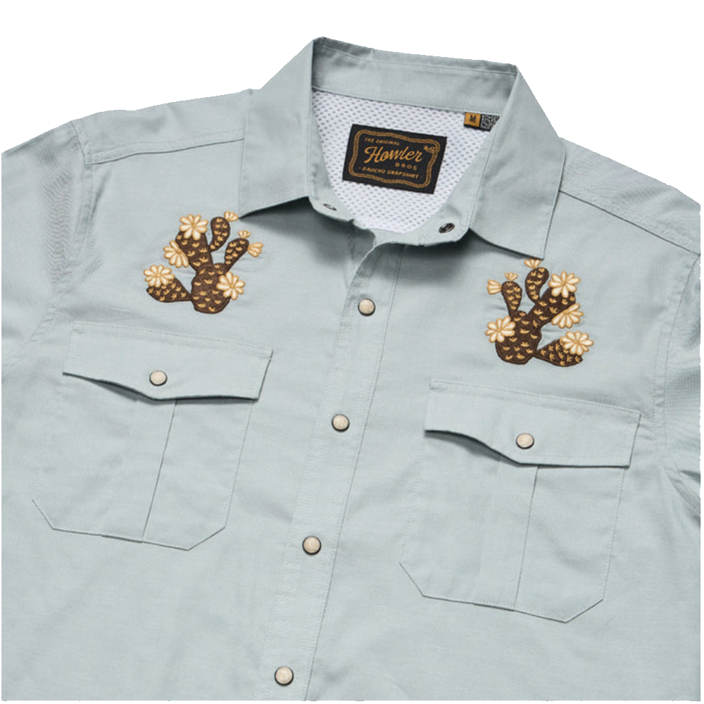 Howler Brothers Gaucho Snapshirt Prickly Pears