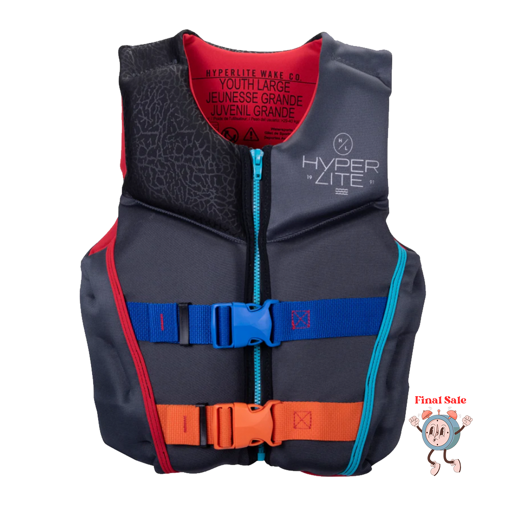 Hyperlite Boys Youth Large Indy Life Jacket