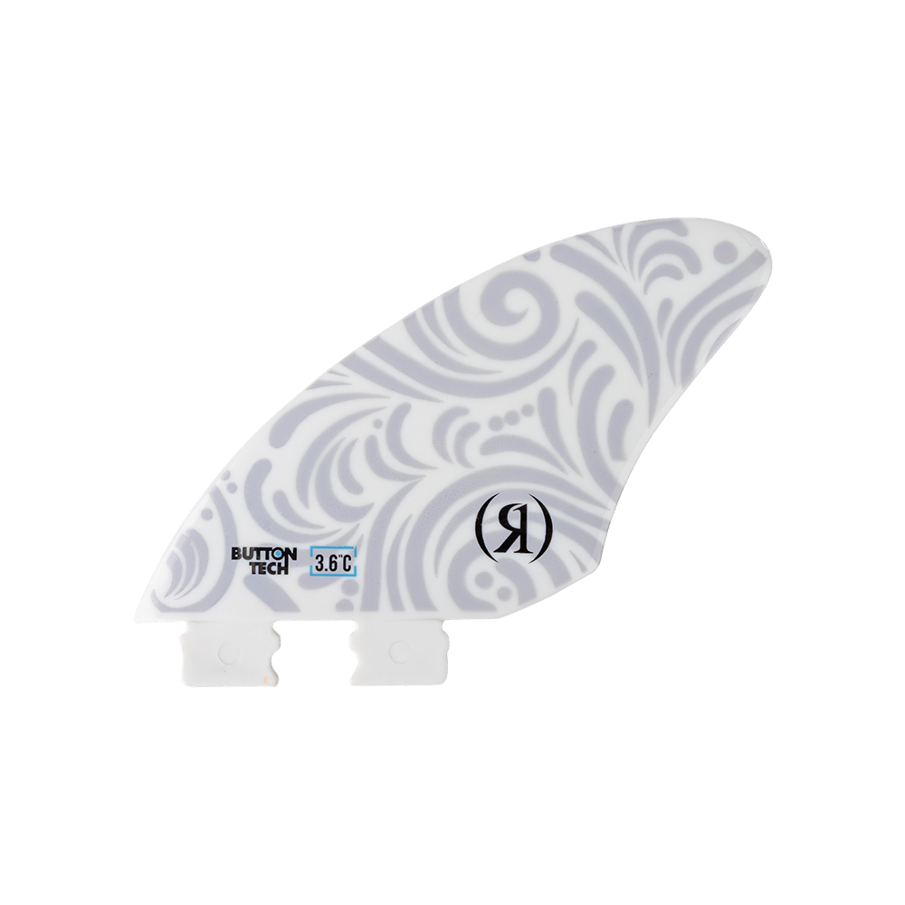 Ronix 3.6in Fiberglass Button Tech Aloha Center Wakesurf Fin