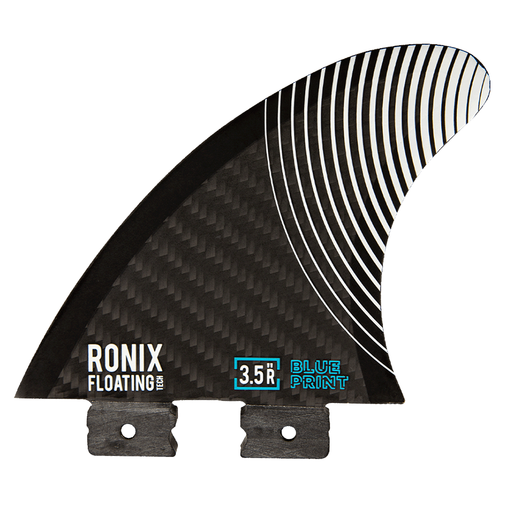 Ronix Button Tech 3.5in Blueprint Wakesurf Fins