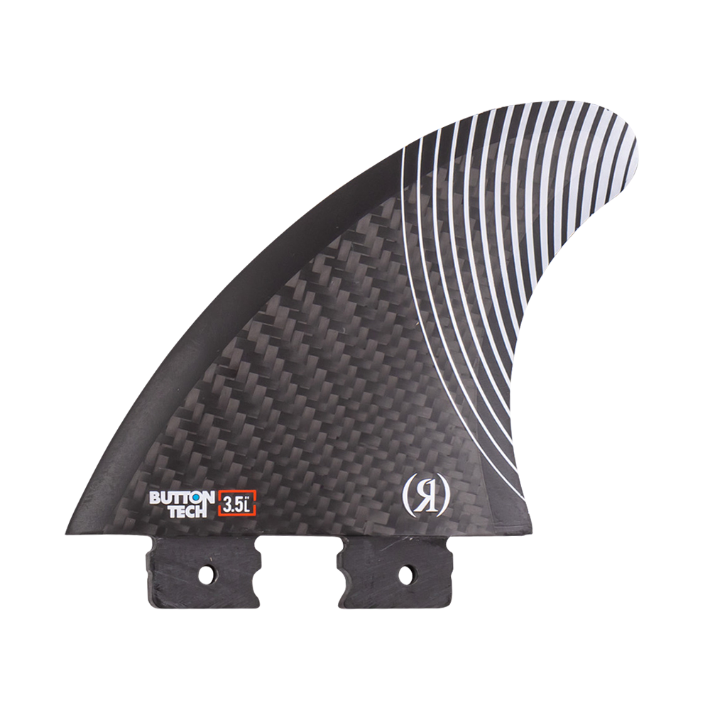 Ronix Button Tech 3.5in Pivot Wakesurf Fins