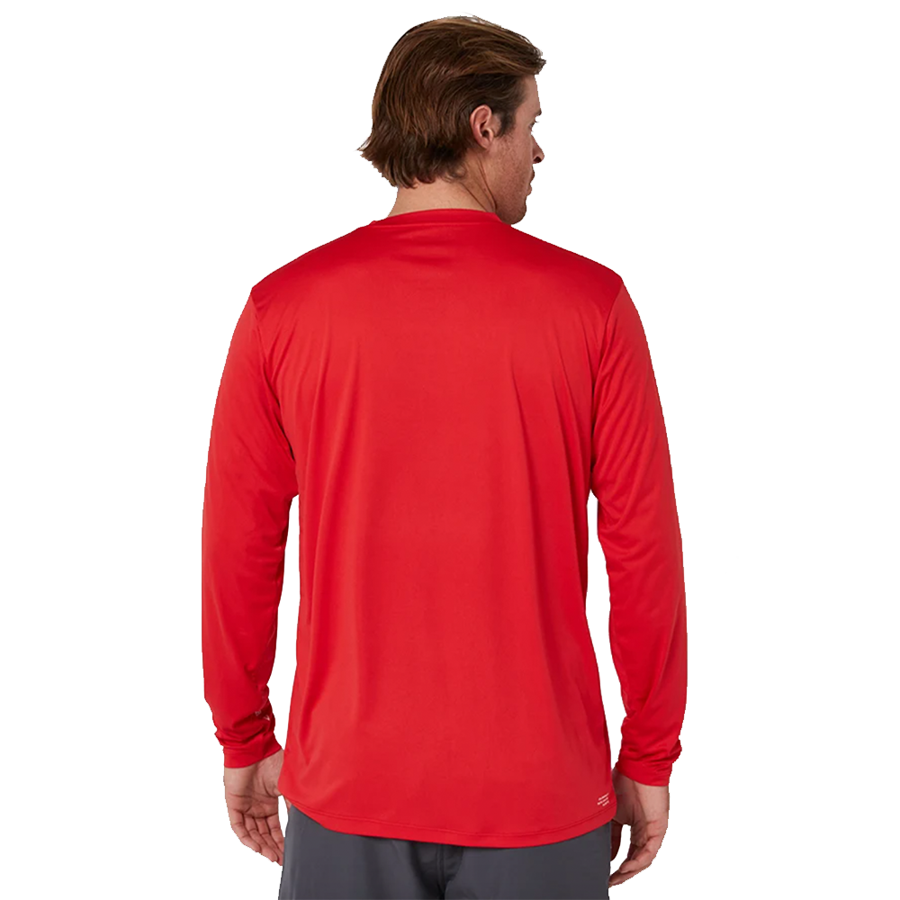 Follow Brand Long Sleeve Sun Tee Dirty Red