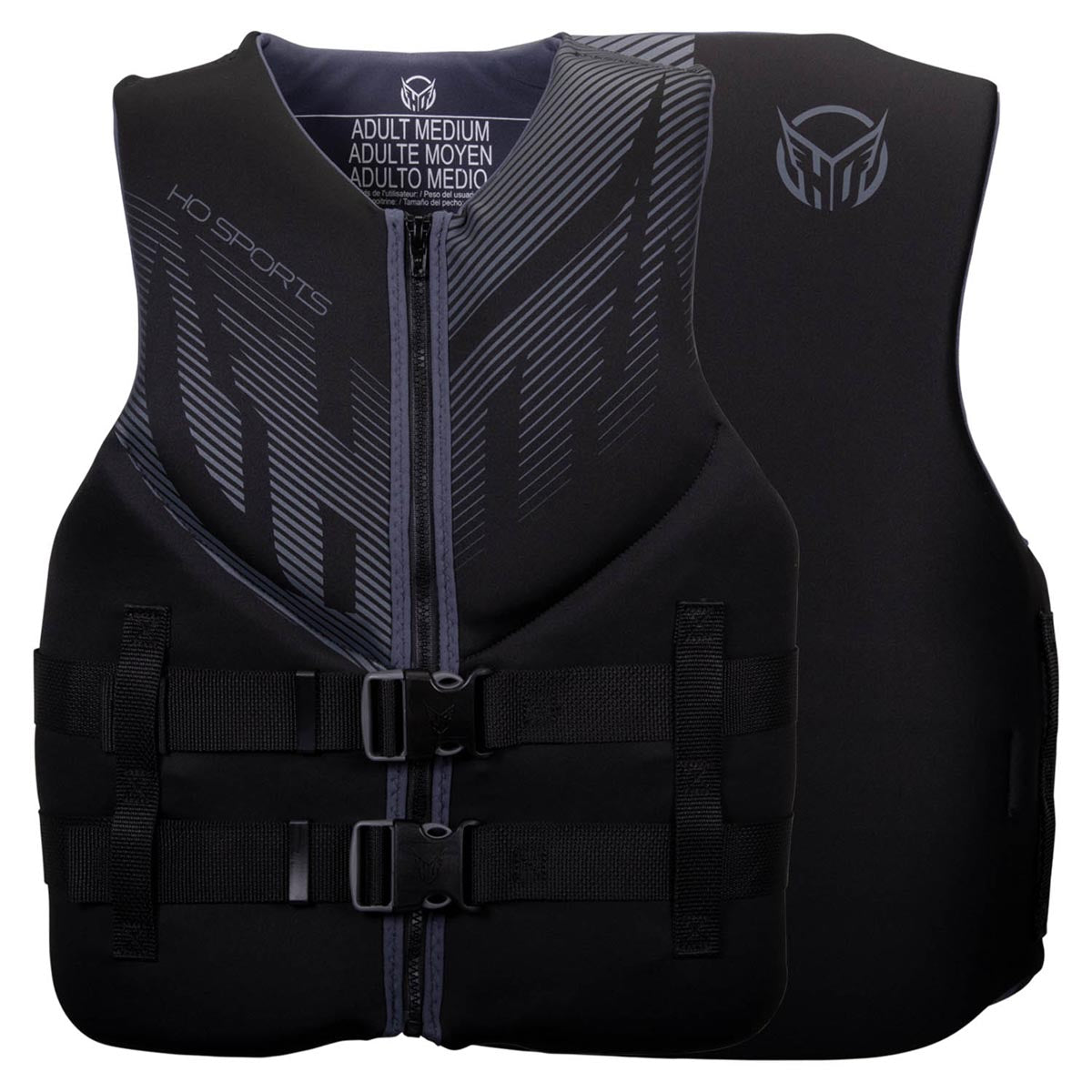 HO Mens Pursuit CGA Water Ski Vest - Black