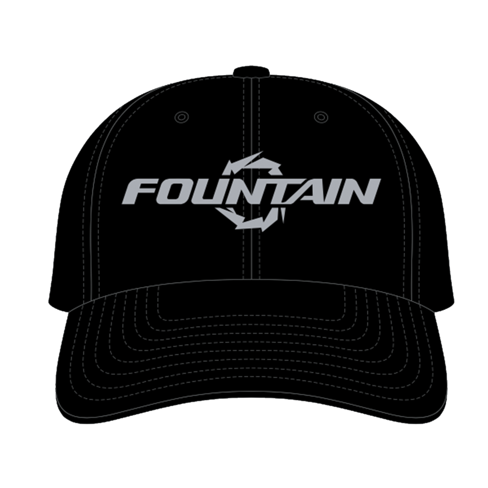 Fountain Powerboats Embroidered Dad Hat Wake Effects