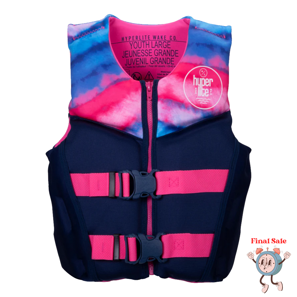 2022 Hyperlite Girls Youth Large Indy Life Jacket