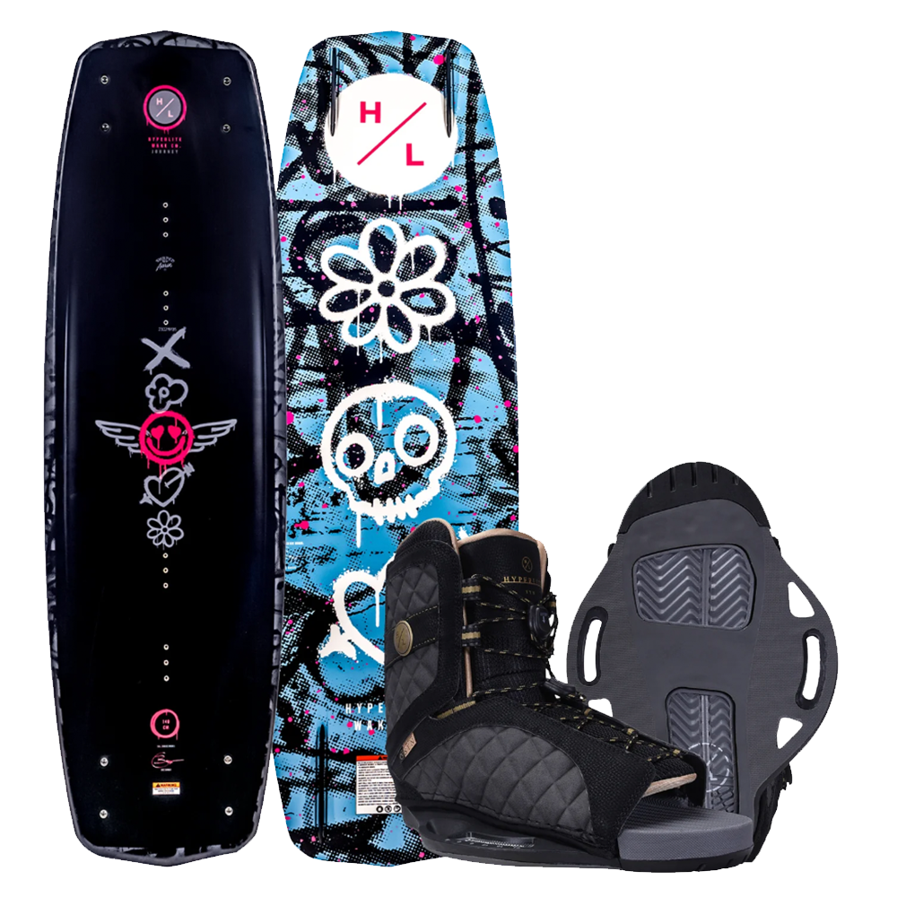 2025 Hyperlite Journey Wakeboard With Hyperlite Syn Bindings