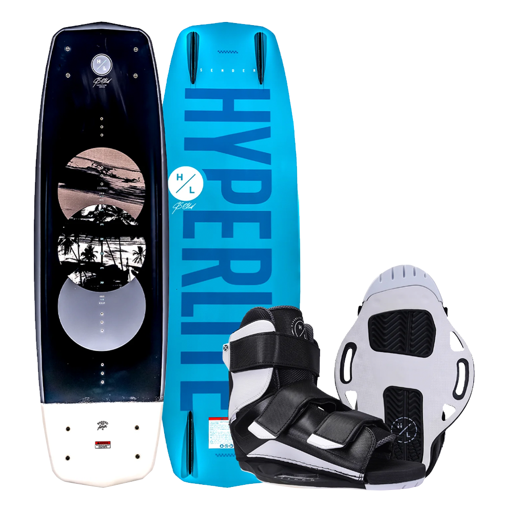 2025 Hyperlite Sender Wakeboard With Hyperlite Formula Bindings