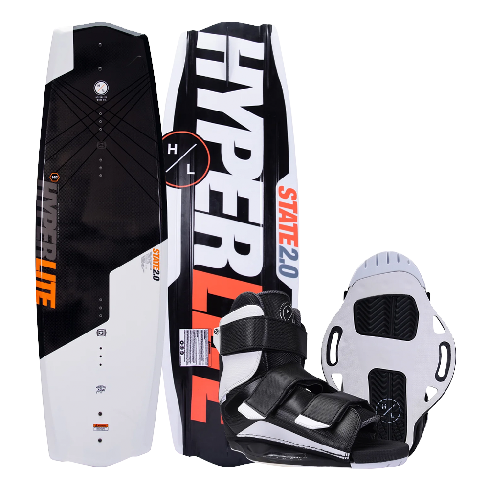 2025 Hyperlite State 2.0 Wakeboard With Hyperlite Formula Bindings